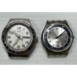2 Vintage Swatch Watch Untested No Bands 1-1996‎ 1-2003  Watches